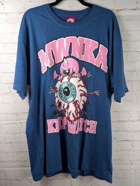 NEW Mishka Blue Eyeball Graphic Tee XL